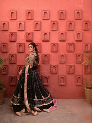 Luxury Black&Pink Gown