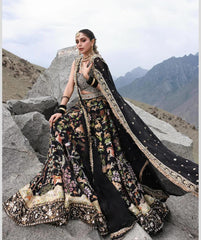 Black lehenga choli