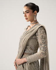 Luxury Embellished Net Saree | Designer Wedding & Festive Wear Saree