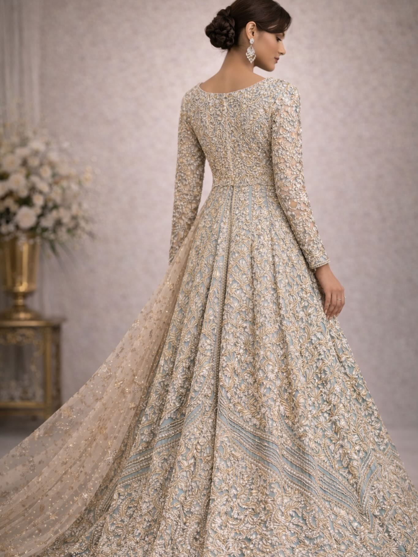 Maxi Dress Embellished Gown