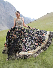 Black lehenga choli