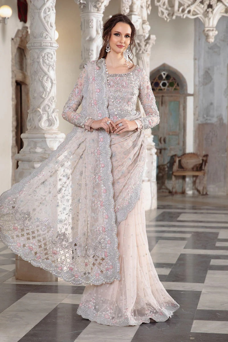 Bridal Saree Couture Pale Pink