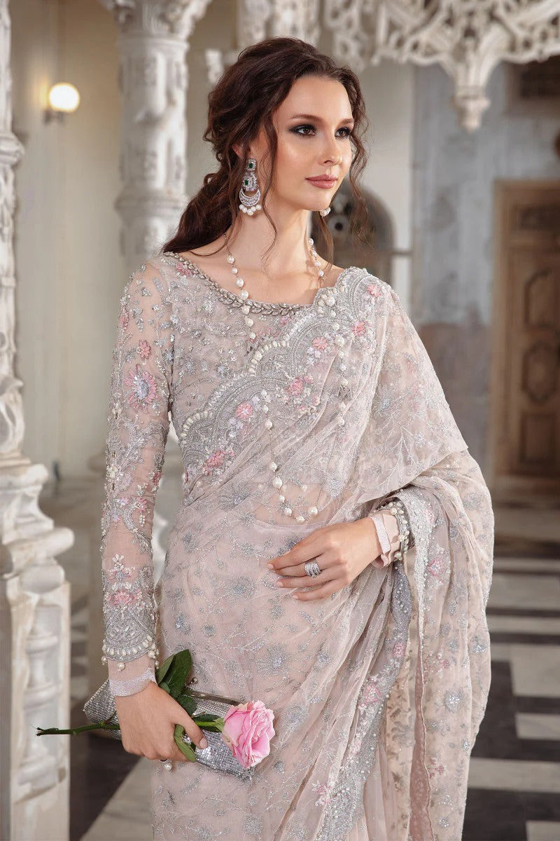 Bridal Saree Couture Pale Pink