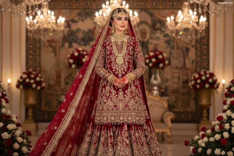 kanwal aftab bride dress