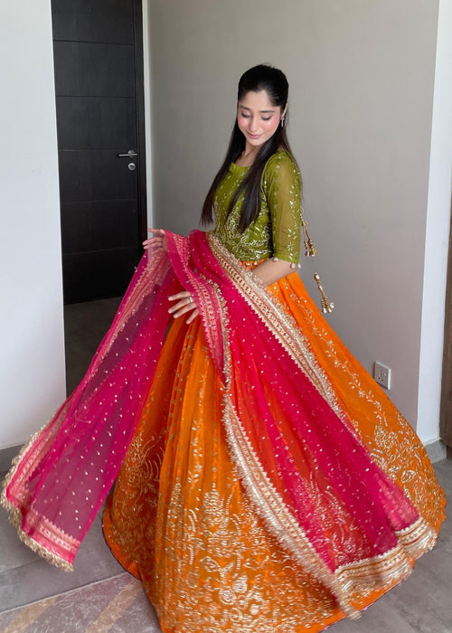 Flared lehenga
