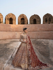 The Royal Zardozi Off-Shoulder Bridal Lehenga