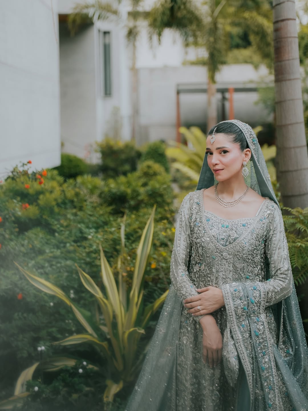 Luxury Pastel Mint Pakistani Bridal Lehenga – Heavily Embellished Walima Outfit