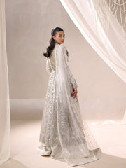 Silver Flora Peshwas & Lehenga Ensemble