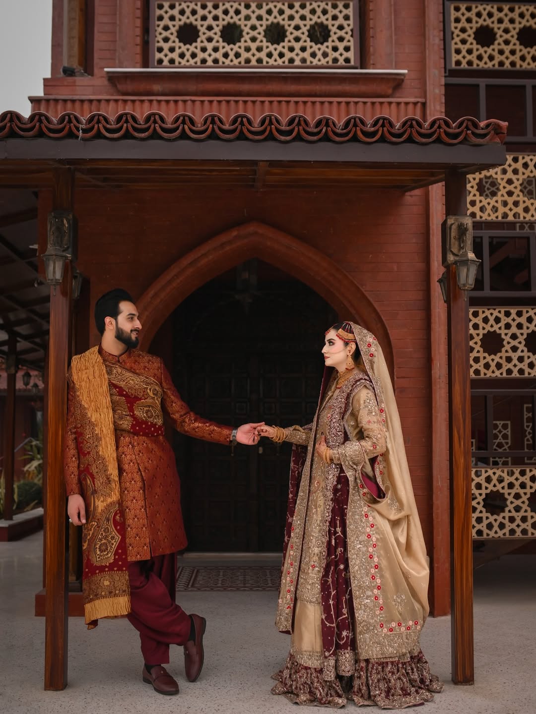 Pishwas & Matching Groom’s Sherwani Set | Heritage Collection
